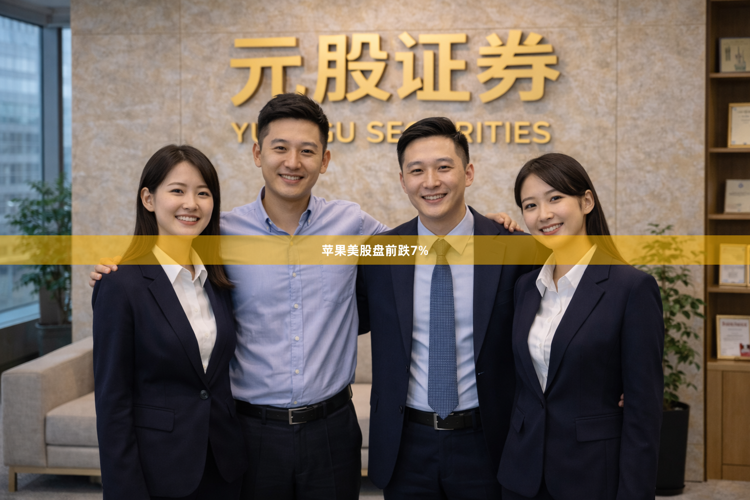 苹果美股盘前跌7%