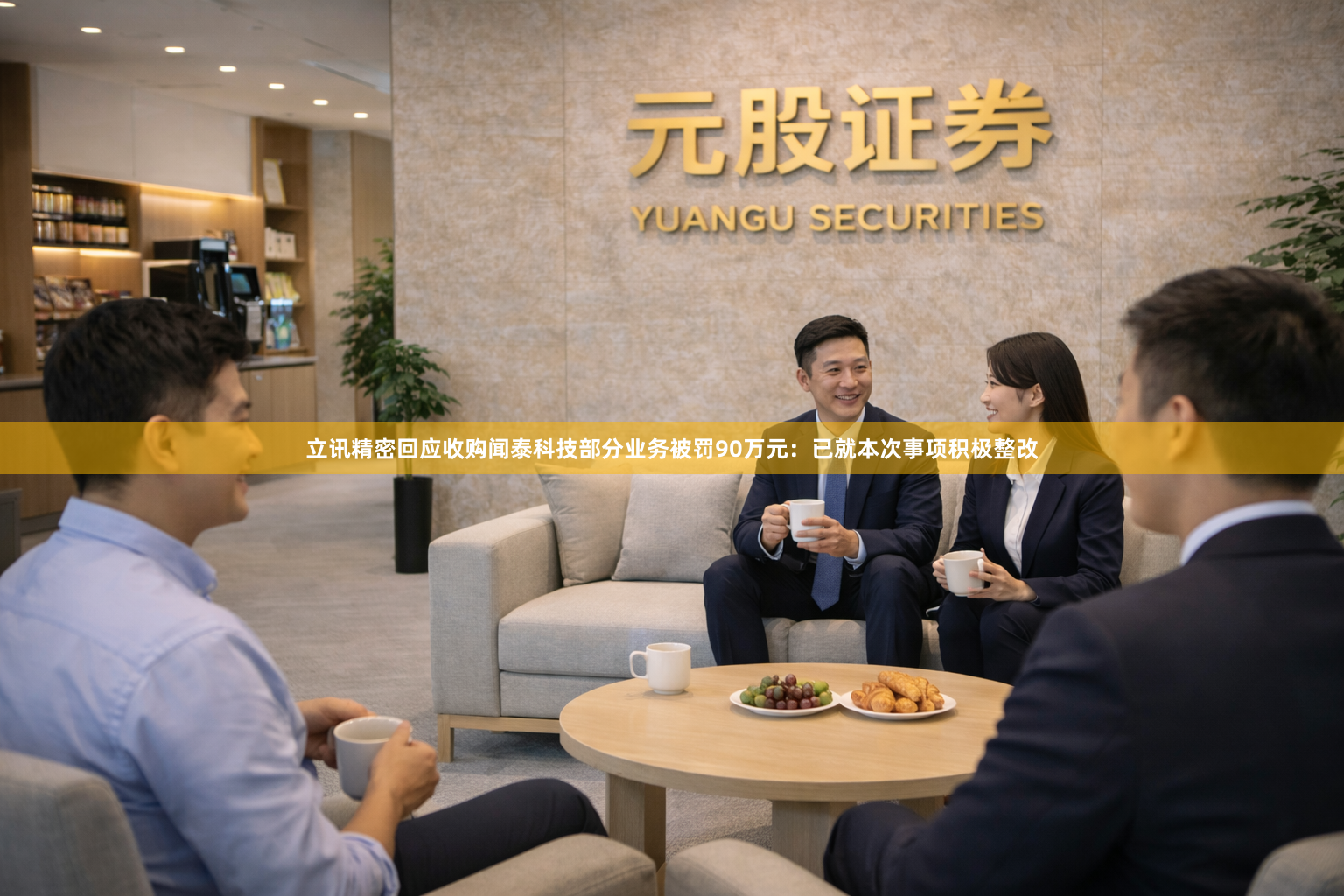 立讯精密回应收购闻泰科技部分业务被罚90万元：已就本次事项积极整改