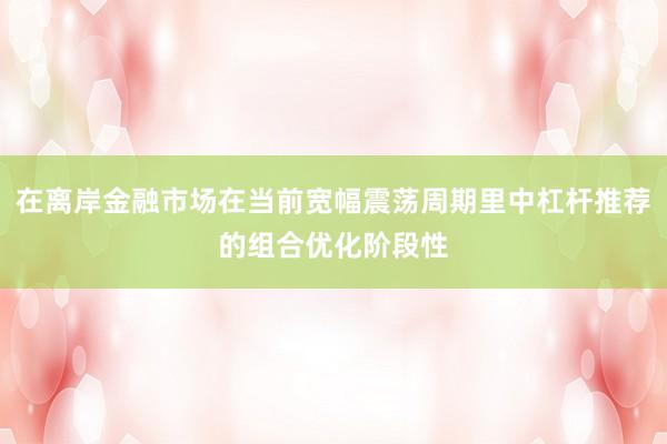在离岸金融市场在当前宽幅震荡周期里中杠杆推荐的组合优化阶段性