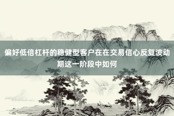 偏好低倍杠杆的稳健型客户在在交易信心反复波动期这一阶段中如何