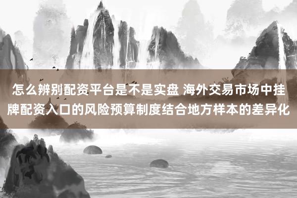 怎么辨别配资平台是不是实盘 海外交易市场中挂牌配资入口的风险预算制度结合地方样本的差异化